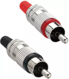 STO 2 SCHWARZ Lumberg RCA Connectors