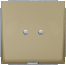 DELTA style outlet plate, gold