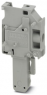 Plug, screw connection, 0.2-6.0 mm², 1 pole, 32 A, 8 kV, gray, 3060050