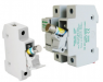 Fuse holder, 10 x 38 mm, 30 A, 600 V, DIN rail, LPHV0002Z