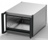 19 inch enclosure, 3/4 U, 42 HP, (W x H x D) 235.5 x 177 x 315.5 mm, aluminum, gray, 24571-861