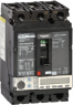 Circuit breaker, toggle actuator, 3 pole, 100 A, 750 V, (W x H x D) 104 x 163 x 86 mm, DIN rail, NHJF36100U53XTW