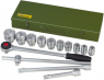 3/4 inch ratchet kit, 14 pieces, 22-50 mm, 23300