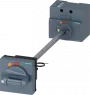 Door clutch rotary drive, with door lock, (W x H) 77 x 70 mm, for 3VA51, 3VA9137-0FK23