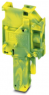Plug, screw connection, 0.2-6.0 mm², 1 pole, 32 A, 8 kV, yellow/green, 3060076