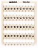 Marker card for terminal block plug, 793-650