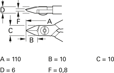 2648 A BAHCO Side Cutters, Tip Cutters Image 2