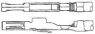 Receptacle, 0.3-0.5 mm², AWG 22-20, crimp connection, tin-plated, 1-170321-1