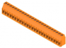 PCB terminal, 24 pole, pitch 5 mm, AWG 26-12, 20 A, clamping bracket, orange, 1001830000
