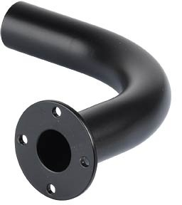 Holding tube, black, (L x H) 135.5 x 46 mm, for TILTED DIAMOND+, 5.05.525.146/0000