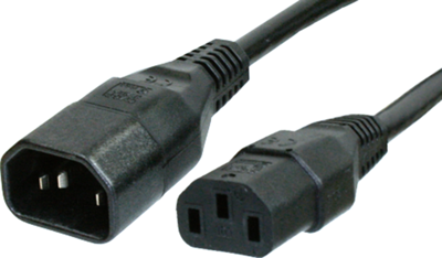 C14G-HARSJT3X17(1,0)AWG-C13/2,50M GR7032 FELLER Power Cords Image 1