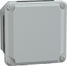 Steel industrial enclosure, (L x W x H) 49 x 85 x 85 mm, light gray (RAL 7035), IP55, NSYDBN88