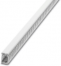 Wiring duct, (L x W x H) 2000 x 25 x 40 mm, PVC, white, 3240617