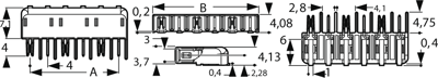 5254-02-30-55-TR W+P PRODUCTS PCB Connection Systems Image 2