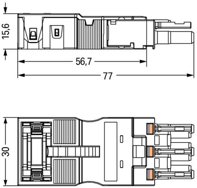 770-203/035-000 WAGO Device Connectors Image 2