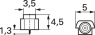 MMCX socket 50 Ω, solder/crimp connection, straight, 100027700