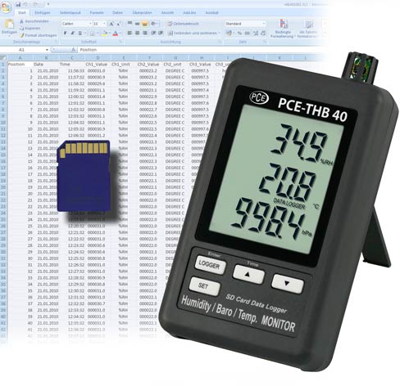 PCE-THB 40 PCE Instruments Thermometers and Displays