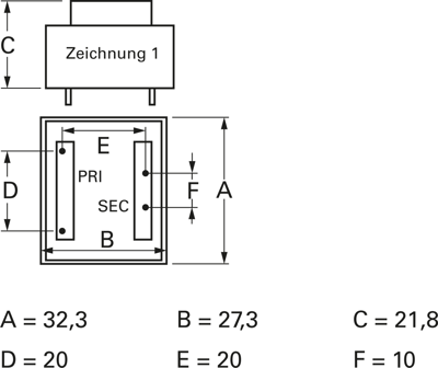 VB 1,0/1/9 Block PCB Transformers Image 2