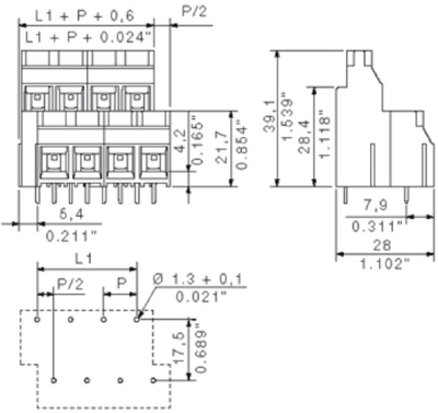 1926370000 Weidmüller PCB Terminal Blocks Image 2