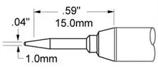 SCV-CNL10AR METCAL Soldering tips, desoldering tips and hot air nozzles