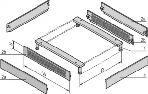 23130-363 SCHROFF Accessories for Enclosures