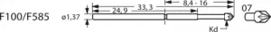 F10007S150L200 Feinmetall Contact Probes