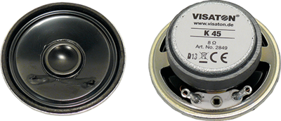 K45 8 OHM VISATON Acoustic Signal Transmitters Image 1