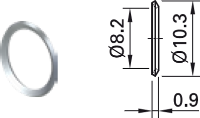 23.5107 Stäubli Electrical Connectors Nuts, Washers, Rings