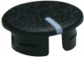 Front cap, with line, KKS, for rotary knobs size 10, A4110100