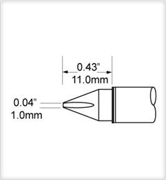 SCV-CH10 METCAL Soldering tips, desoldering tips and hot air nozzles Image 3