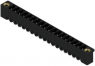 Pin header, 18 pole, pitch 3.81 mm, straight, black, 1943530000