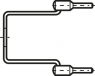 Safety bracket, for IEC plug, 39.99.063