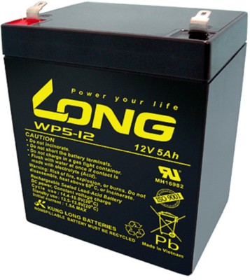 WP5-12 Long Lead-Acid Batteries, Lithium-Ion Batteries