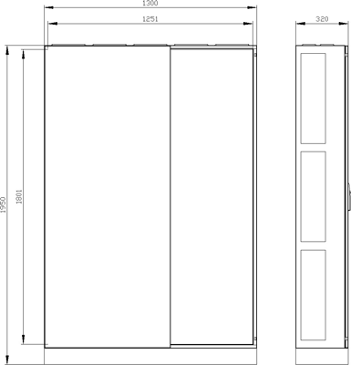 8GK1323-8KP54 Siemens Switch Cabinets, server cabinets Image 2