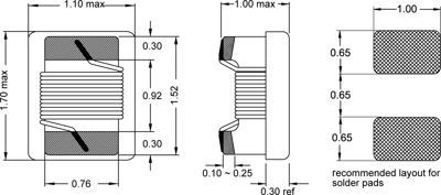 0603AS-027J-08 Fastron Fixed Inductors Image 2