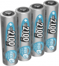 Nickel metal hydride-battery, 1.2 V, 2100 mAh, HR6, AA