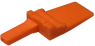 Plug, 2 pole, straight, 1 row, orange, WM-2P