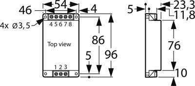 TMDC 20-4812 TRACO POWER DC/DC Converters Image 2