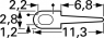 Solder support point for circuit boards