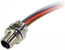Sensor actuator cable, M12-flange plug, straight to open end, 4 pole, 0.3 m, 16 A, 21035991516
