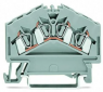 4-wire feed-through terminal, spring-clamp connection, 0.08-2.5 mm², 1 pole, 24 A, 8 kV, orange, 280-946