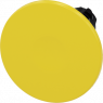 Mushroom pushbutton, unlit, groping, waistband round, yellow, mounting Ø 22.3 mm, 3SU1000-1CD30-0AA0