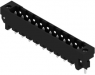 Pin header, 10 pole, pitch 5.08 mm, straight, black, 1838520000