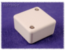 ABS miniature enclosure, (L x W x H) 35 x 35 x 20 mm, light gray (RAL 7035), IP54, 1551MGY