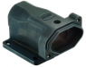 Bulkhead housing, size 3A, zinc die casting, screw locking, IP69/IPX9K/IP68/IP65, 19400030951