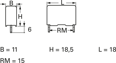 B32932A3474M000 EPCOS Film Capacitors Image 2