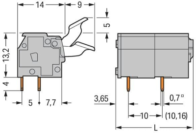 255-610/333-000 WAGO PCB Terminal Blocks Image 2