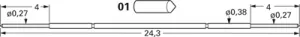 F23801B027L050 Feinmetall Contact Probes