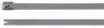 Cable tie, stainless steel, (L x W) 362 x 12.3 mm, bundle-Ø 12 to 102 mm, silver, -80 to 538 °C