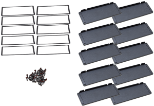 Flanged watertight end panels 10/pack